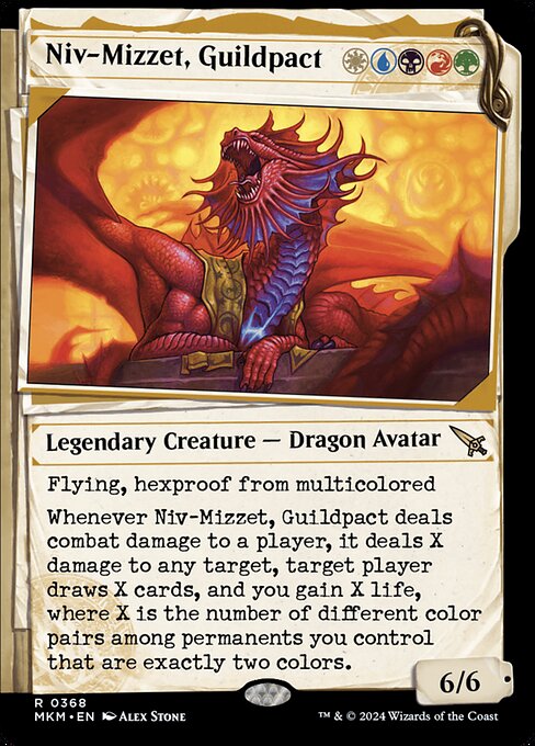 MKM 368 Niv-Mizzet, Guildpact (Showcase Dossier) R