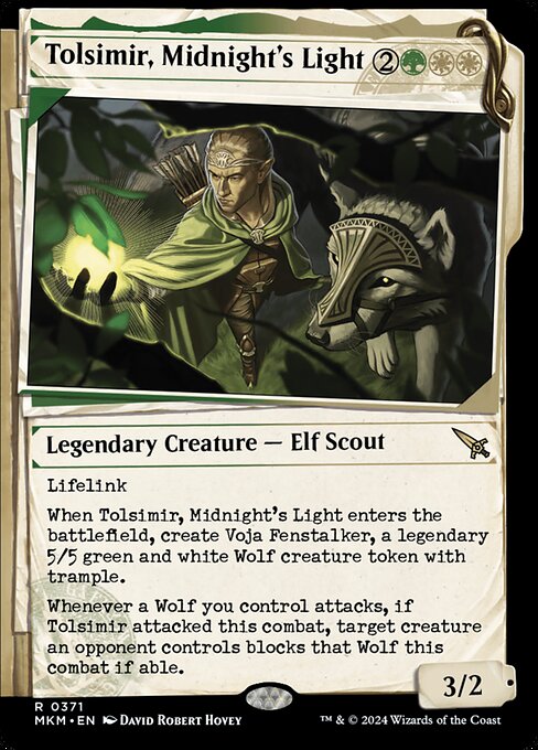 [Foil] MKM 371 Tolsimir, Midnight's Light (Showcase Dossier) R