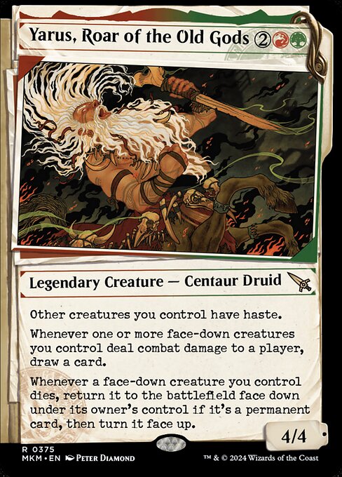 [Foil] MKM 375 Yarus, Roar of the Old Gods (Showcase Dossier) R
