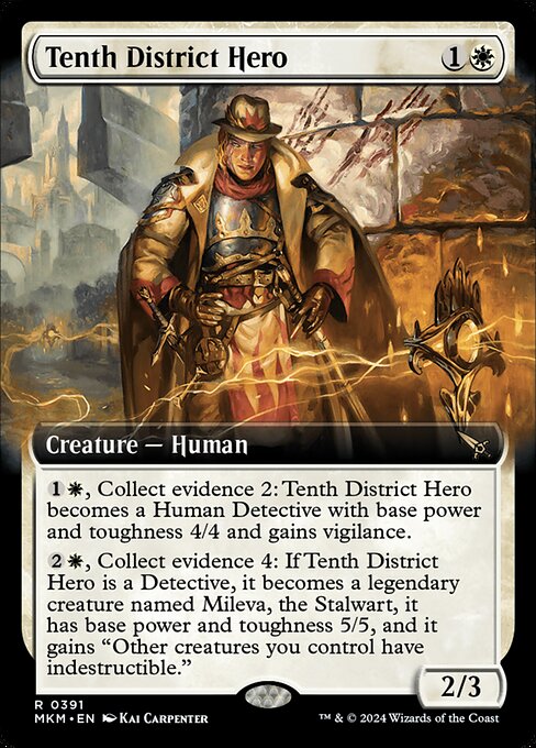 MKM 391 Tenth District Hero (Extended Art) R