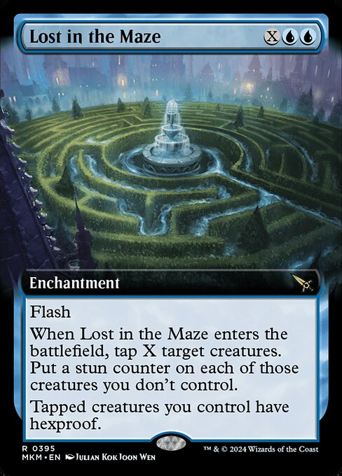 [Foil] MKM 395 Lost in the Maze (Extended Art) R