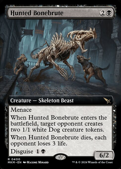 MKM 400 Hunted Bonebrute (Extended Art) R