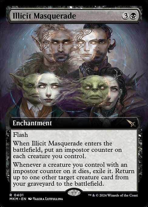 MKM 401 Illicit Masquerade (Extended Art) R