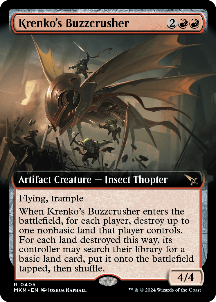 MKM 405 Krenko's Buzzcrusher (Extended Art) R