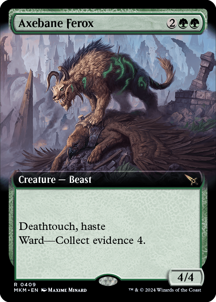 MKM 409 Axebane Ferox (Extended Art) R