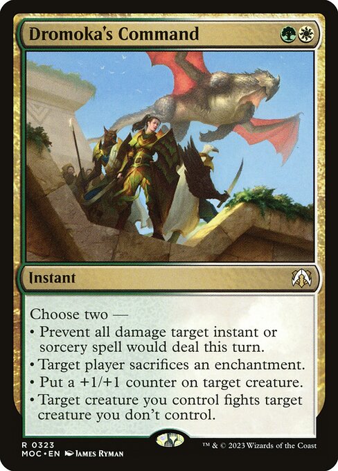 MOC 323 Dromoka's Command R