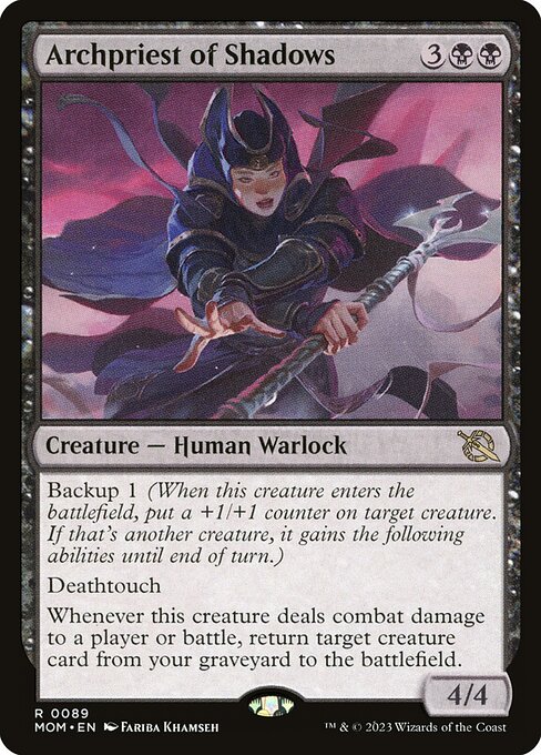[Foil] MOM 089 Archpriest of Shadows R