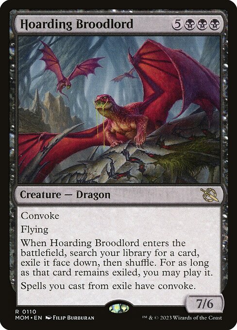 [Foil] MOM 110 Hoarding Broodlord R