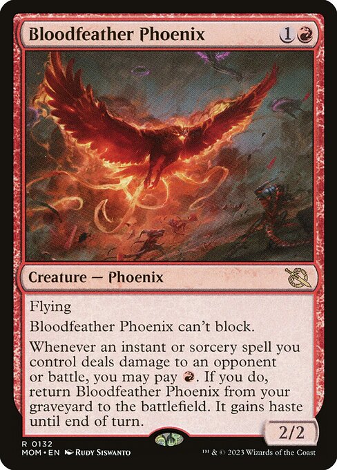[Foil] MOM 132 Bloodfeather Phoenix R