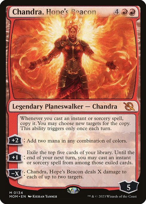 [Foil] MOM 134 Chandra, Hope's Beacon M