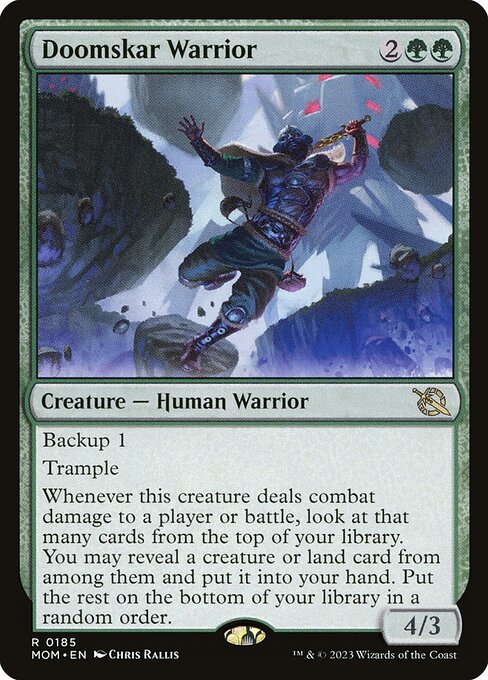 [Foil] MOM 185 Doomskar Warrior R