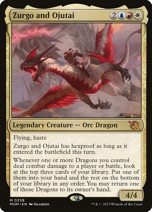 [Foil] MOM 258 Zurgo and Ojutai M