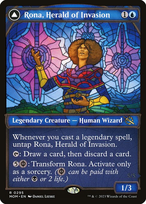 [Foil] MOM 295 Rona, Herald of Invasion (0295 - Showcase) R