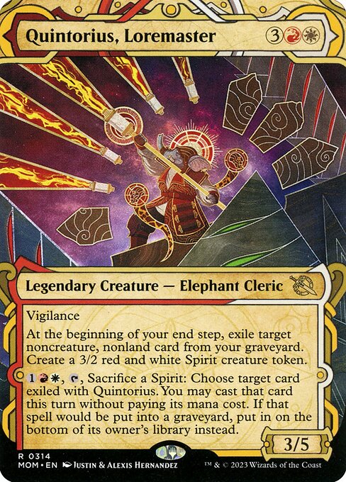 MOM 314 Quintorius, Loremaster (0314 - Showcase) R