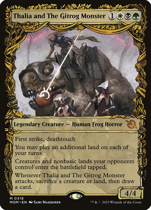 [Foil] MOM 316 Thalia and The Gitrog Monster (0316 - Showcase) M