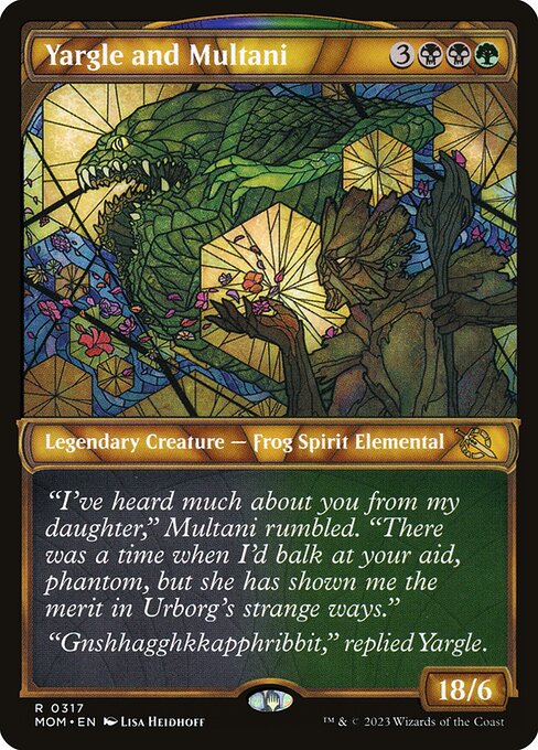 [Foil] MOM 317 Yargle and Multani (0317 - Showcase) R