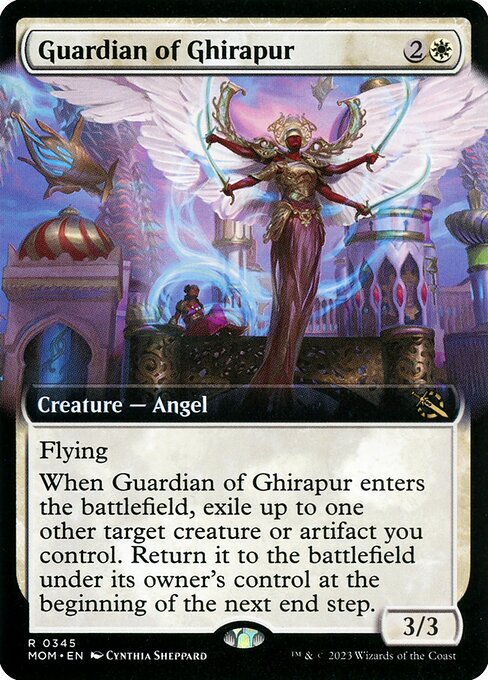 [Foil] MOM 345 Guardian of Ghirapur (0345 - Extended Art) R