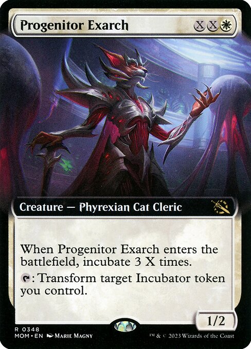 [Foil] MOM 348 Progenitor Exarch (0348 - Extended Art) R