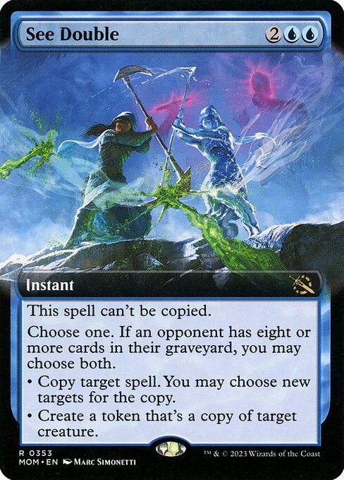 [Foil] MOM 353 See Double (0353 - Extended Art) R