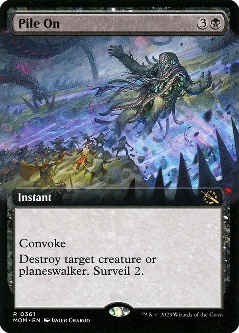 [Foil] MOM 361 Pile On (0361 - Extended Art) R