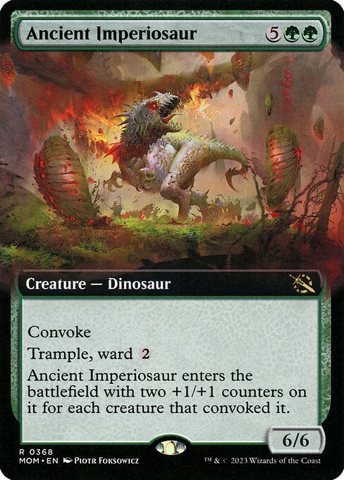 [Foil] MOM 368 Ancient Imperiosaur (0368 - Extended Art) R