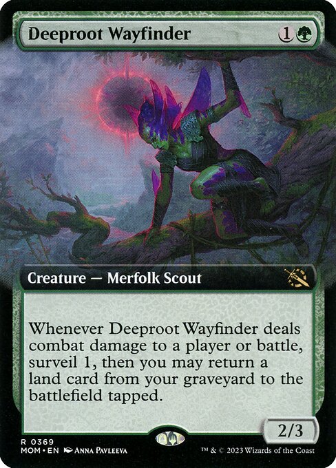 [Foil] MOM 369 Deeproot Wayfinder (0369 - Extended Art) R