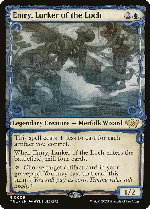 [Foil] MUL 009 Emry, Lurker of the Loch R