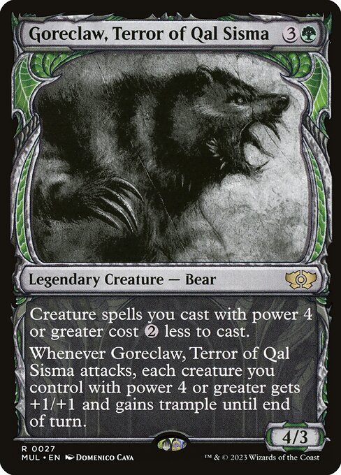 [Foil] MUL 027 Goreclaw, Terror of Qal Sisma R