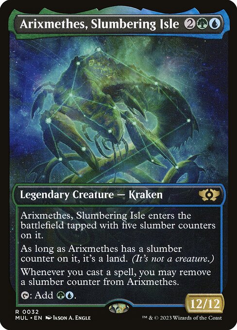 [Foil] MUL 032 Arixmethes, Slumbering Isle R