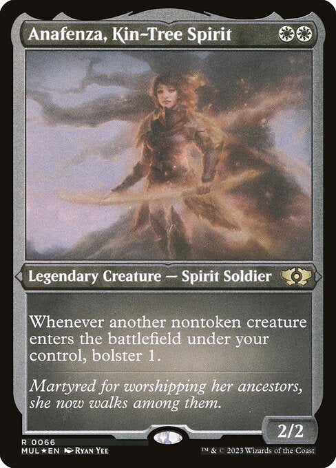 [Foil Etched] MUL 066 Anafenza, Kin-Tree Spirit (0066 - Foil Etched) R
