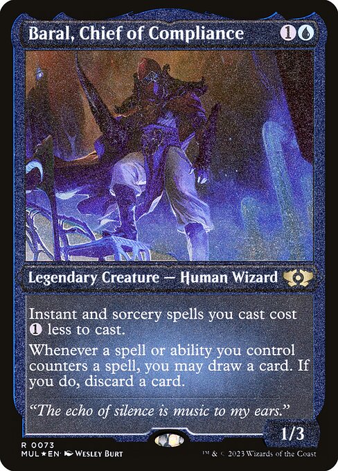 [Foil Etched] MUL 073 Baral, Chief of Compliance (0073 - Foil Etched) R