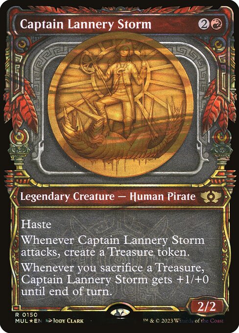 [Foil] MUL 150 Captain Lannery Storm (0150 - Halo Foil) R