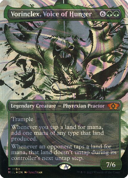 [Foil] MUL 159 Vorinclex, Voice of Hunger (0159 - Halo Foil) M