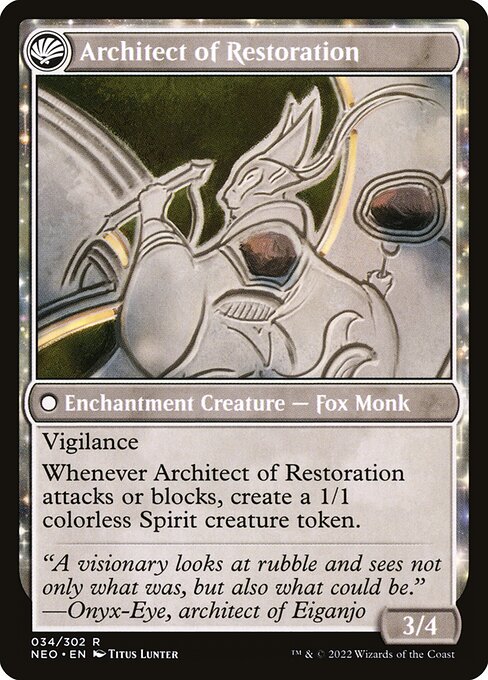 [Foil] NEO 034 The Restoration of Eiganjo R