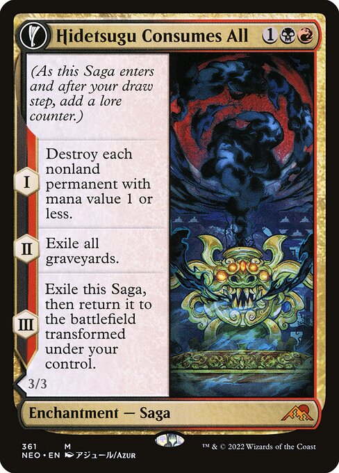 [Foil] NEO 361 Hidetsugu Consumes All (Showcase - 361) M