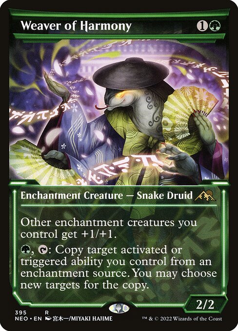 [Foil] NEO 395 Weaver of Harmony (Showcase) R