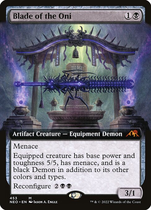 [Foil] NEO 453 Blade of the Oni (Extended Art) M