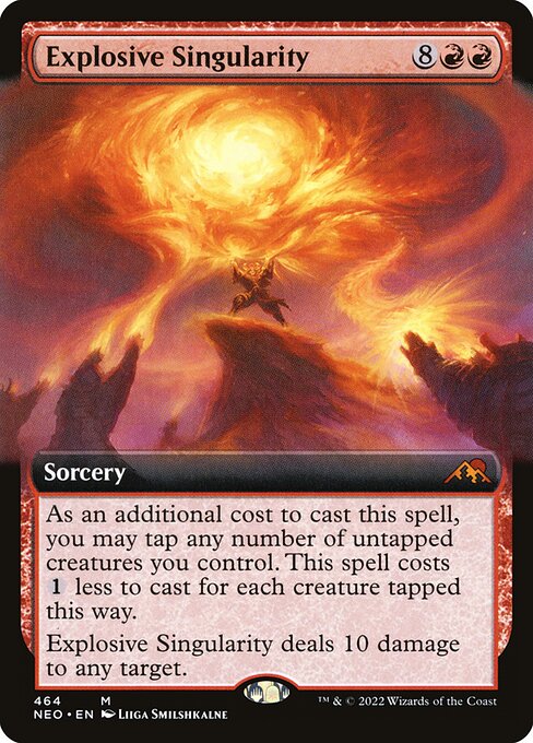 [Foil] NEO 464 Explosive Singularity (Extended Art) M