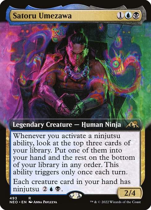[Foil] NEO 493 Satoru Umezawa (Extended Art) R
