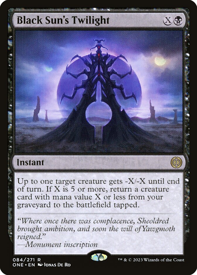 ONE 084 Black Sun's Twilight R