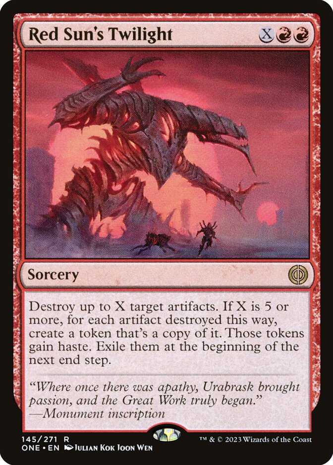 ONE 145 Red Sun's Twilight R