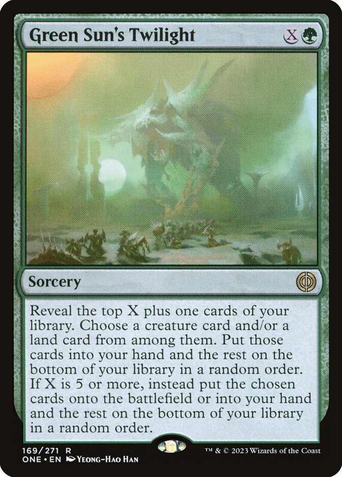 ONE 169 Green Sun's Twilight R