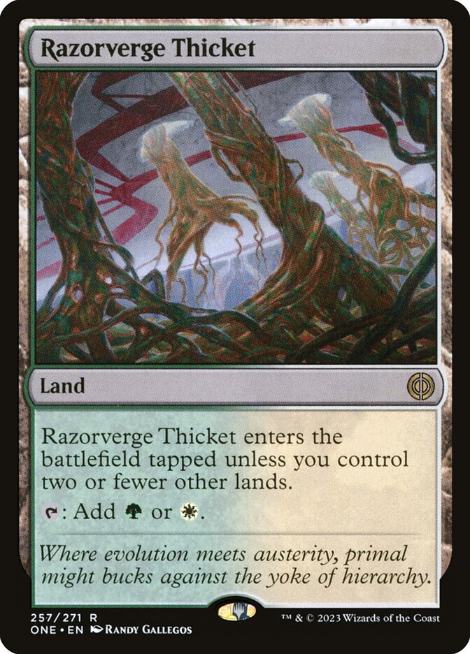 ONE 257 Razorverge Thicket R
