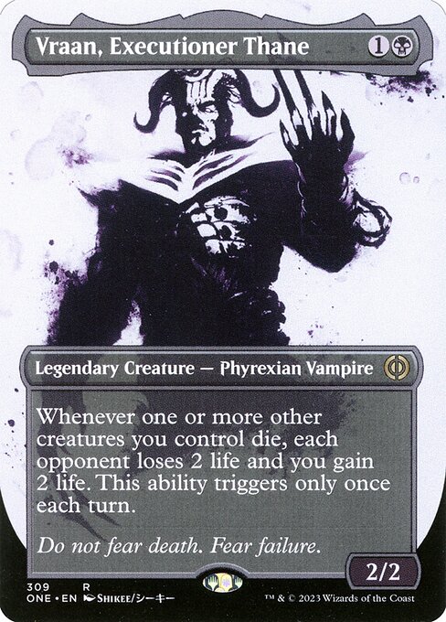 [Foil] ONE 309 Vraan, Executioner Thane (309 - Borderless Ichor) R