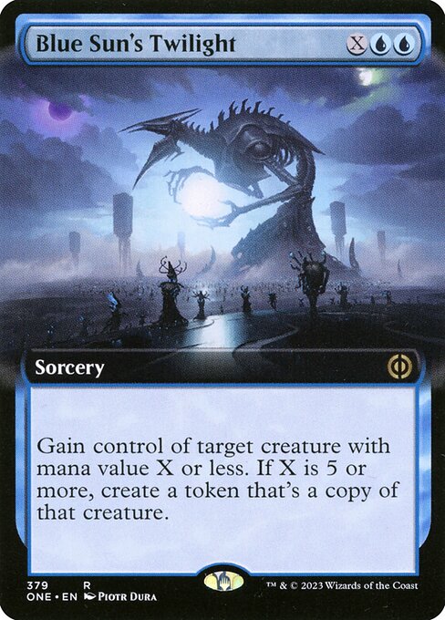 [Foil] ONE 379 Blue Sun's Twilight (Extended Art) R