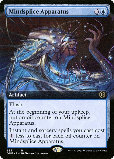 [Foil] ONE 382 Mindsplice Apparatus (Extended Art) R