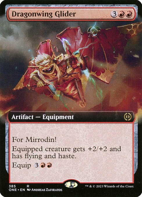 [Foil] ONE 385 Dragonwing Glider (Extended Art) R