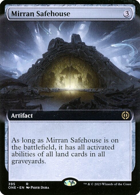 [Foil] ONE 395 Mirran Safehouse (Extended Art) R