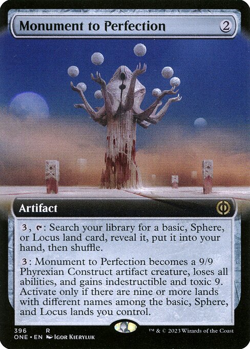 [Foil] ONE 396 Monument to Perfection (Extended Art) R