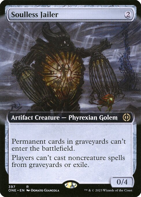 [Foil] ONE 397 Soulless Jailer (Extended Art) R